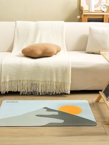 SyokSyok ECOCO Luxury Bathroom Floor Mat - Ultra Soft and Water-absorbent - Non-slip Design (Size 40 x 60 CM)