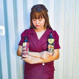 Shampoo hair care သဘာဝစစ်စစ် ရခိုင်ရိုးရာခေါင်းလျှော်ရည်