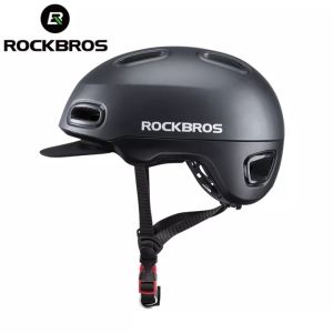 ROCKBROS Mũ Bảo Hiểm Xe Máy Xe Đạp Điện Mũ Bảo Hiểm Xe Máy EPS Chống Trộm Cho Nam Và Nữ Mũ Bảo Hiểm Xe Đạp Điều Chỉnh Được Chống Sốc Phụ Kiện Động Cơ Nửa Mặt
