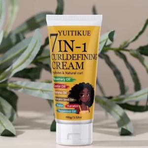 YUITIKUE 7-in-1 Curl Defining Cream Hydrates & Defines Natural Curls Tames Frizz for Bouncy Long-Lasting Styles