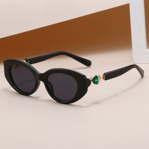 New Vintage Cat Eye Sunglasses for Women Men Brand Oval Sun Glasses Female Eyewear Oculos De Sol for Male Female Eyeglasses