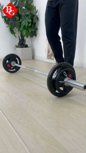 BG SPORT Rubberized Weight Plate Barbell Alat Olahraga Angkat Besi 5Kg Q302