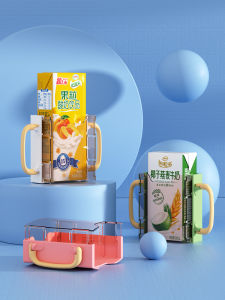 Máy Đựng Sữa Chống Trượt Cho Trẻ Em Hộp Đựng Đồ Uống Chống Tràn Cho Bé Hộp Đựng Sữa Chống Ép Hộp Đựng Đồ Ăn Uống Chống Trượt
