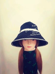 หมวกถักโครเชต์ หมวกทรงบักเก็ต 5in1 จัดทรงได้ 5 สไตล์ หมวกถัก งานแฮนด์เมด มีเสน่ห์ เท่ห์ มีไสไตล์ ไม่เหมือนใคร ทำจากไหมถักหมวกเกรดเอตราSwan ทอด้วยรักถักด้วยใจ  (1ใบ/แพ็ค)