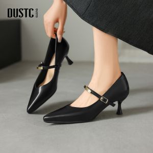 DUSTO | Mary Jane Style Pointed Toe High Heels Matching Dresses