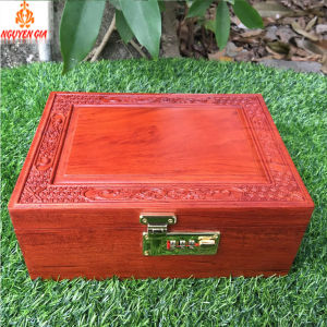 [SANG TRỌNG BỀN ĐẸP] Hộp đựng trang sức đồ cá nhân con dấu công ty bằng gỗ Hương