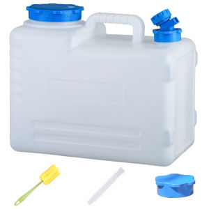 Portable 15L Water Container with Tap for Camping Hiking and Emergency Water Supply