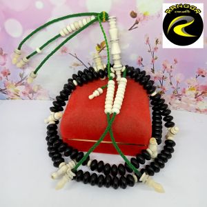 tasbih tijani yuser black kombinasi tulang kerbau S59