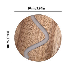 New Arrival Cutting Board Simple Home Mildew-Proof Antibacterial Solid Wood Resin Patchwork Cutting Board Creative Kitchen Double-Sided Cutting Board