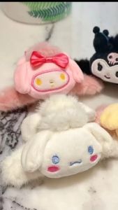 TAS - Aksesoris Rambut Lucu Wanita / Jepit Rambut Boneka Bulu / Jepit Rambut Motif Karakter / Jedai Rambut Size Besar Bulu
