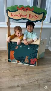 Tender Leaf Toys ของเล่นไม้ ร้านค้าและโรงละครไม้ Woodland Stores and Theatre