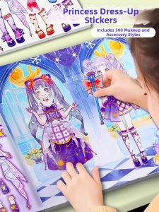 Dress-up Stickers Toys for Girls 3-6 Years