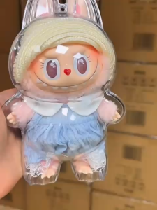 🇸🇬 [SG SELLER] LABUBU DOLL V1 Acrylic Dustproof Hardcase High Quality Clear Plastic Mould for V1 LABUBU