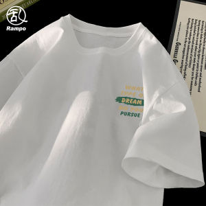 Áo Thun Cotton Tay Ngắn Nguyên Chất Dành Cho Nam Với Thiết Kế Thêu Sáng Tạo Vui Nhộn Mặc Mùa Hè Thoáng Khí Độ Dày Thông Thường