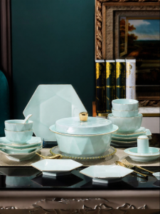 mornenjoy | Luxury Bone China Tableware Set Housewarming Gift