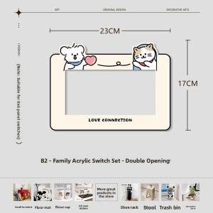 RUIDEDAN | Waterproof Decorative Wall Stickers for Home Switches and Outlets