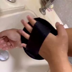 DiyHomeIpoh Bath Scrub Sponge / Scrub Span Mandi / Exfoliate Dead Cleaner / Skin Exfoliation Pad Rubbing Mud Artifact 洗澡磨砂搓泥去死角神器