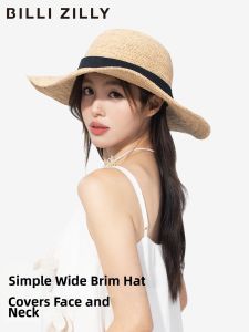 BILLI ZILLY | Natural Rafia Sun Hat Women Summer Wearable