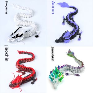 FUMENGLAN | 3D Print Cartoon Animal Model Movable Joints Decorative Toy