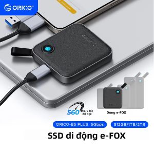 Ổ Cứng SSD Di Động ORICO B5 PLUS 2.5 Inch USB 3.2 Gen2 Dành Cho iPhone 15/Pro Windows Mac Ổ Cứng Thể Rắn Nhẹ Nhỏ Gọn Cho Máy Tính Để Bàn & Máy Tính Xách Tay