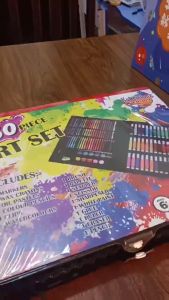 Crayon Alat Lukis Art set Isi 150 Pcs Pensil Warna Set Anak