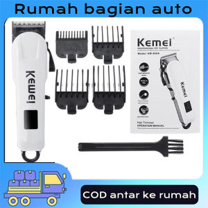 (ada stok dikirim dari jakarta)Alat Cukur Rambut Elektrik - Mesin Cukur Rambut KEMEI KM 809A Rechargeable With LCD No Cable - Alat Cukur Rambut Kumis Jenggot Listrik 1 Set