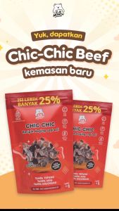 Snack MPASI BB Booster- Keripik Daging Sapi Tinggi Protein- CHIC CHIC SAPI Cemilan Bayi Cemilan Diet