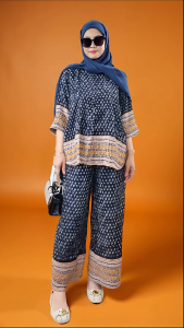 One set wanita Allsize/ setelan rayon wanita / Setelan wanita motif terbaru / one set Rayon kekinian /set rayon motif/ setelan rayon/ setelan kekinian 2025/ one set wanita kekinian 2025/ baju setelan wanita/ setelan wanita terbaru kekinian 2025