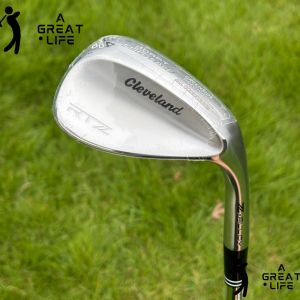 2025 Cleveland RTZ Golf Wedges Men/Women Pitching Wedge (PW) Gap Wedge (GW) Sand Wedge (SW) Lob Wedge (LW) - 48°/50°/52°/54°/56°/58°/60° - Black/Silver with Dynamic Gold S200 Shaft