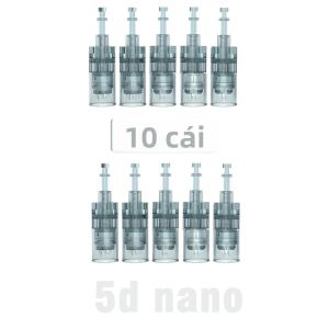 Bộ 10 Hộp Kim Tiêm 025mm Thiết Kế Dạng Lưỡi Dao Gài Cho Dr Pen M8/M7S Nano Skin Needling Tương Thích Với Hệ Thống Lăn Kim Derma Bằng Nhựa