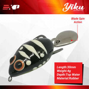 EXP Yiku Soft Rubber Frog Expert for Snakehead Hunter for Haruan/Toman/Bujuk