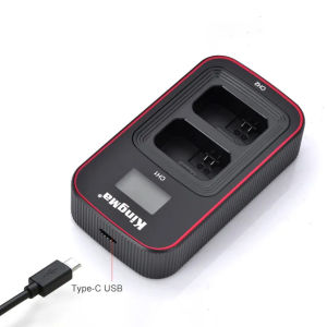 Dock Sạc đôi Type-C LCD Sony ZV-E10 A7 A72 A7R A7R2 A7S A7S2 A6500 A6400 A6300 A6100 A6000 A3000 A3500 A5000 A5100 NEX3 NEX5 NEX6 NEX7 C3 C5 F3 A33 A35 A37 A55 RX10 QX1 ZVE10 SONY FW50 NP-FW50