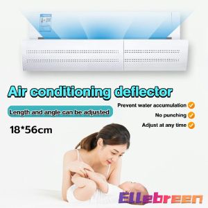 Air Conditioner Windshield Cover & Adjustable Air Conditioning Baffle