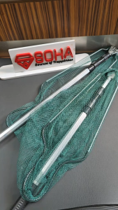 PCK-20 Tongkat Jaring Ikan Telescopic Net Aluminium Jaring Lipat Panjang Saringan Menangkap Ikan