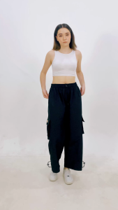 Mighty.up celana KARGO PARASUT panjang HARAZUKU kargo REGULER OVERSIZED Pria wanita olahraga Tracking mendaki bersepeda hiking top
