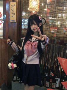 ชุดนักเรียนญี่ปุ่น Original Tokyo ชุดนักเรียนหญิง กระโปรงจีบเอวสูง แขนยาว ผ้าโพลีเอสเตอร์ ฤดูใบไม้ร่วง 2024