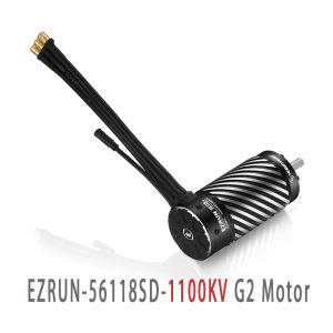 Hobbywing EZRUN Max5 HV G2 250A 6-12S Brushless ESC W/ 56118SD 650KV/ 800KV/ 1100KV Brushless Motor For 1/5 Truck/ Buggy