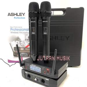 Mic Wireless ASHLEY Perfection MERAH Original (BISA COD)