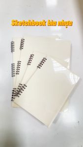 Sổ vẽ phác thảo chuyên nghiệp Bìa nhựa sọc Sketchbook giấy Phần Lan 190gsm- A4 A5
