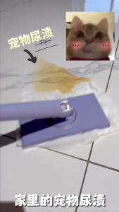 Auto Fixing Cloth Mini Mop Wet Dry Wipes Floor Cleaning Window Replacement  Cloth Wet Towel Pengelap Lantai 懒人平板拖把