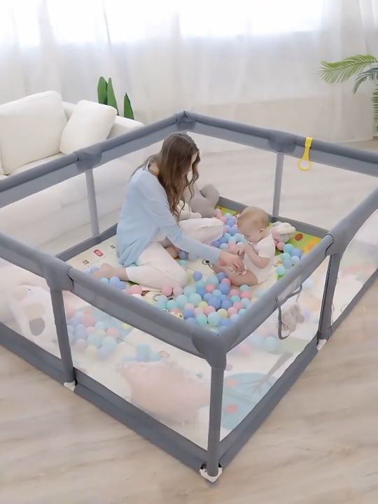 Mmflight Pagar Bayi Play Fence Pagar Kasur Pengaman Baby Pagar Mainan Anak Box Bayi Baby Safe