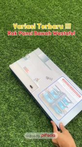 PIFACIA Rak Panci Besi Teflon Wajan Talenan Premium Wastafel Dapur Adjustable Stainless Steel 8 Tingkat Multifungsi
