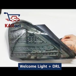 NISSAN ALMERA N17 2011 - 2019 DRAGON SCALE DYNAMIC TAIL LAMP WITH SIGNAL RUNNING / NISSAN ALMERA LED TAIL LAMP
