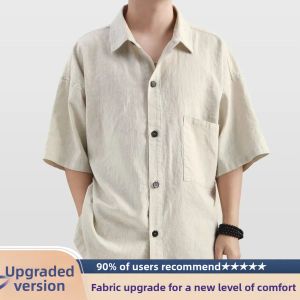 JIARONG | Retro Style Linen Loose Summer Shirt