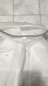 อีวา สีขาว/สีดํา พิเศษ แสงสว่าง เสื้อกันฝนรถจักรยานยนต์แบบพกพาแฟชั่นเสื้อกันฝนสําหรับผู้ชายและผู้หญิง