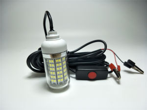 Super Bright Outdoor Fishing Light Submersible Lamp Silver Fish Lantern Night Fishing White Strip Light Squid Hunting Lamp