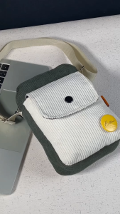 Buffback - Slingbag Corduroy REES | Tas Selempang Two Side - FREE 2 PIN