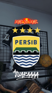 Jersey Kaos Pria Wanita Persib Champions 24/25 Back2Back Black Full Printing SSBW99