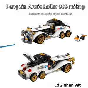 305 Chiếc Siêu Anh Hùng Penguin Arctic Roller Khối Xây Dựng Bộ - Batmobile Bat Xe Ngựa Gạch Đồ Chơi Cho Bé Trai Quà Tặng Sinh Nhật