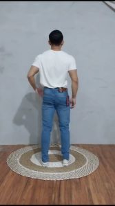 Celana Jeans Pria Panjang Bahan Melar Stretch